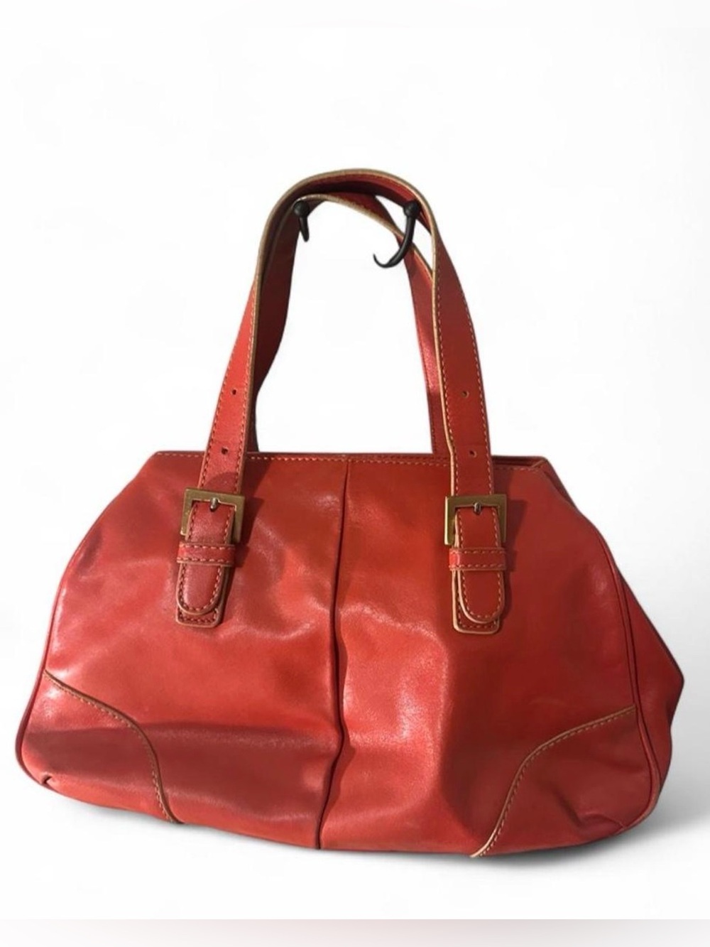 Adrienne Vittadini red leather shoulder